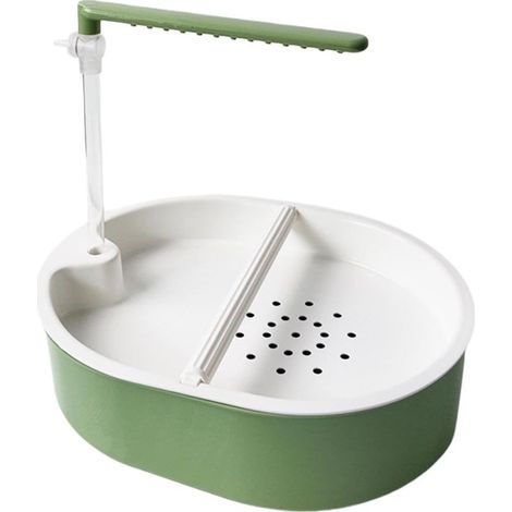 Abreuvoir automatique pour cage Source d'alimentation USB Douche pour perruches,cotilles,inséparables,cacatoès,perroquets gris africains pour cage intérieure,nymphe,inséparable (1/5)
