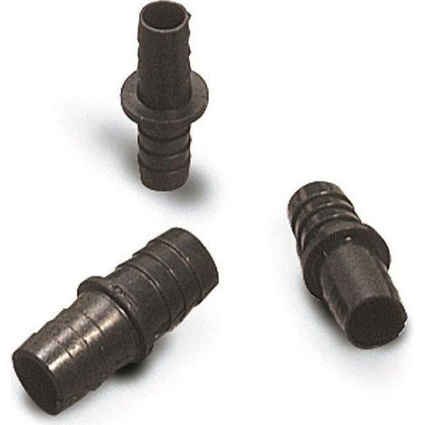 Raccordo doppio portagomma in abs grigia d.mm.21x21 785000PG21X21
