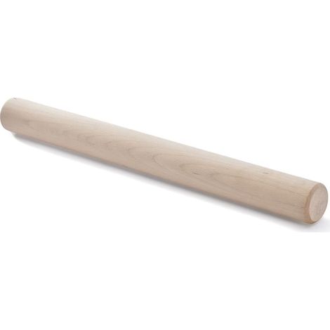 De Buyer - Rouleau à pâtisserie sans manche en bois de hêtre - Longueur 50 cm -, Marron (1/5)