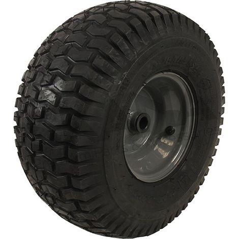 Roue Compléte 15x600-6 (couleur Gris Foncé) Pour Tondeuse Autoportée Mtd - Origine: 634-04406-cg, 63404406cg.