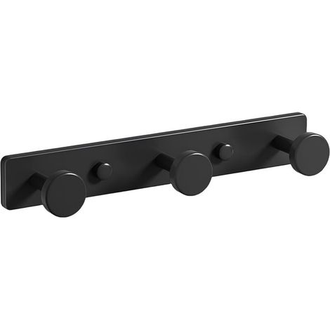 Ganci da bagno (3 ganci neri)