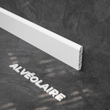 Plinthe Alvéolaire 1.80 m - Blanc