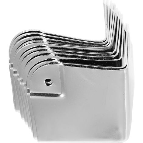 Protections d'angle en alliage Vaguelly pour boîte bois, lot de 10 (1/5)