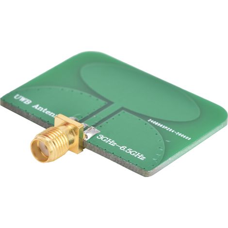 Antenne UWB Ultra Large Bande Omnidirectionnelle Module PCB 3GHz-6.5GHz Connecteur SMA Femelle (1/5)
