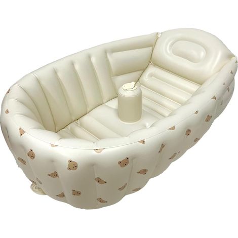 Baignoire Portative pour Bébé  Baignoire Gonflable pour Bébé  Baignoire Pliable pour Bébé, Piscine pour Tout-Petits, Baignoire Spa Portable pour, Bassin De De Voyage Portable, Bassin