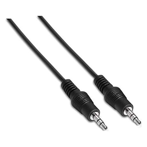 Aisens - cavo audio stereo, jack 3,5/m, nero, 0,3m