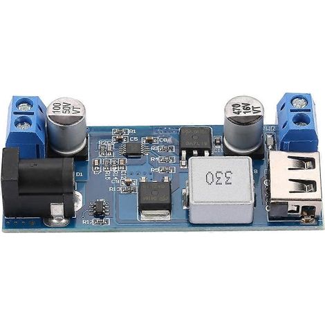 DC-DC 30W Abwärtswandler (Buck-Modul) 9-36V 12V/24V auf 5V 6A USB-Ladefunktion