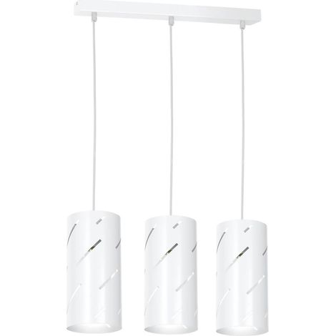 Lustre, métal, Blanc