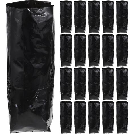 100 Pflanzsäcke 40 x 13 cm large PE Pflanzsäcke mit