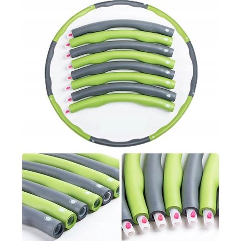 Mousse Hula HOP avec roue amincissante pliable avec protubérances (1/2)