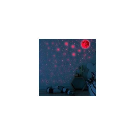 Set di 1049 adesivi a forma di stella fosforescenti - Adesivi per soffitto, decorazioni fluorescenti per la cameretta dei bambini - Crezuo