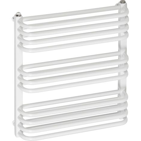 Radiatore da bagno LUXRAD Salto Max 600 x 530 mm bianco