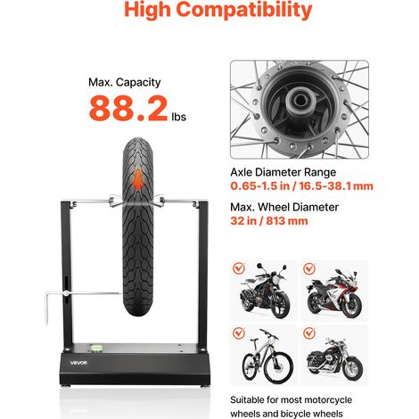 Équilibreuse de Roue de Moto Manuelle Dispositif d'Équilibrage (1/5)
