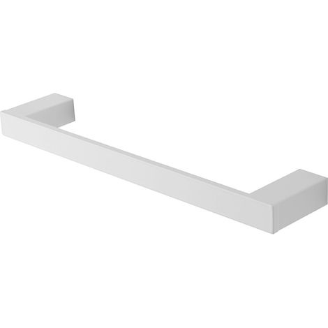 Porta asciugamani diritto da muro L 35 cm in alluminio bianco Sky (1/3)