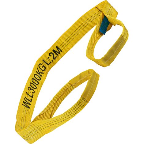 KesTek Hebeband 3t 2m Bandschlinge Hebegurt Lastschlinge 3000kg (1/5)