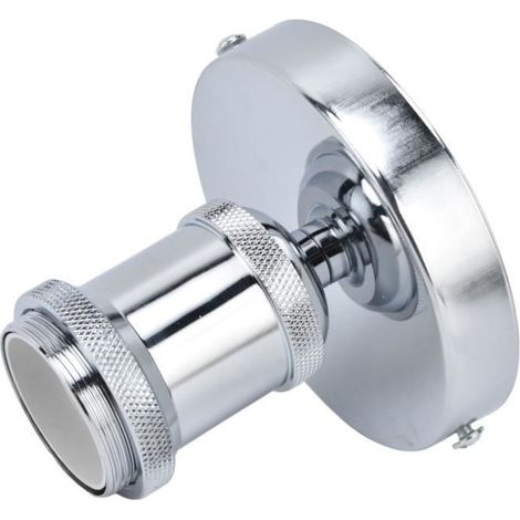 Support de lampe de plafond vintage E26/E27 en aluminium - Installation en saillie - Intérieur (1/4)