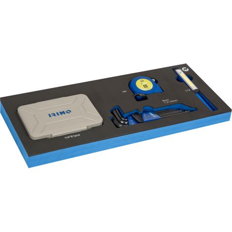 herramientas irimo set 72 piezas espuma alta densidad lámpara led (1/2)