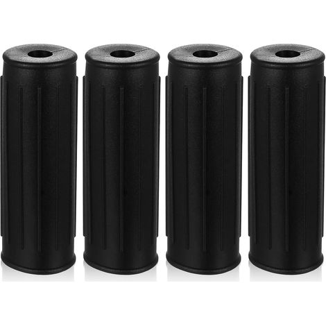 4 Pcs Poignées de Brouette, 30 mm Poignées en Caoutchouc Antidérapantes de Rechange pour Roues de brouette, Poignées de Diable pour brouettes (Longueur 100 mm) (1/5)