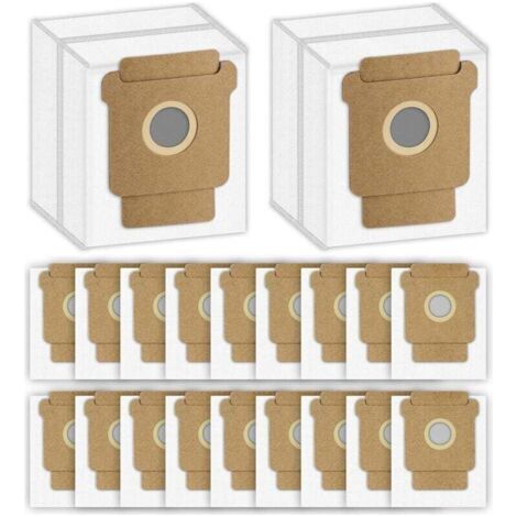 (20 pièces) Sacs à poussière de rechange Q0520 pour iRobot Roomba 105P/505/405/Q0520 (sacs de récupération combinés) (1/4)