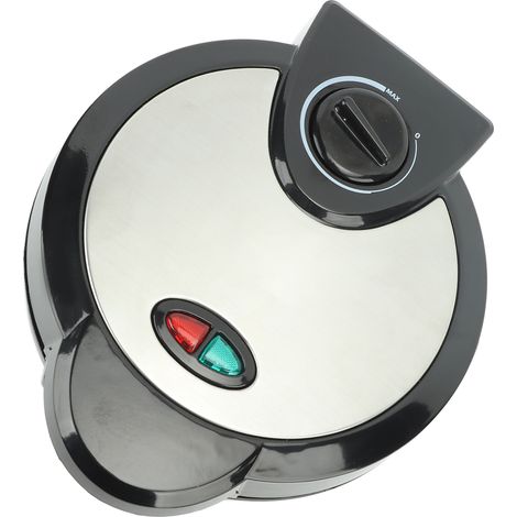 Gaufrier multifonctionnel de qualité alimentaire, antiadhésif, rond, avec contrôle de la température, prise UE 220 V