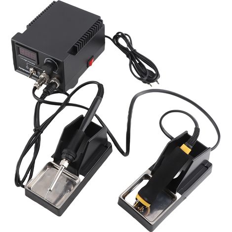 60W 220V 55 pièces Pyrographie Woodburner Mit d'outil de combustion en cuir en bois Température réglable de 32 ℉ à 1472 ℉ Soudage en plastique en fer électrique avec pochoirs et titulaires de pente 11 (1/5)