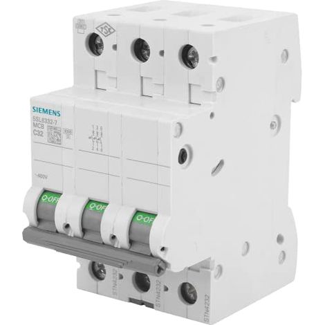 Interruttore automatico 3P C 32A 6kA AC 5SL6332-7 (1/4)