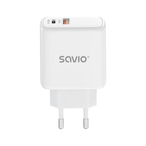 USB-C USB 30W QUICK CHARGE 3.0 PD 3.0 SAVIO LA-06 Wandladegerät 1 Stück. (1/4)