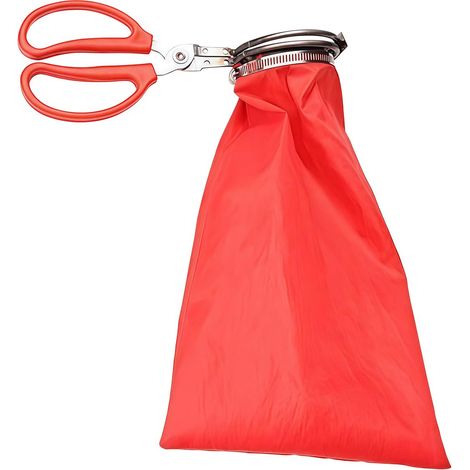 Durability Outil de récolte de jardin avec sac de capacité pour ramasser facilement le poivre et les fruits (1/4)