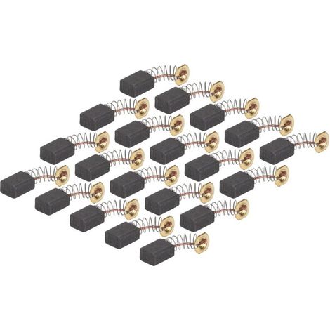 Ensemble de Brosses à Charbon, 20 Outils électriques pour Sèche-cheveux, Mixeur, Tondeuse, Accessoires de Perceuse à Main électrique 6x9x13mm / 0,2x0,4x0,5in (1/5)