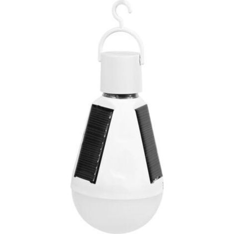 Ampoule LED intelligente à économie d'énergie E27 85-265V 7W, rechargeable et alimentée à l'énergie solaire, adaptée à une utilisation d'urgence. (1/5)
