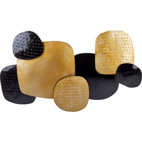 Wall Decor HAFNIUM Metal 48 cm Gold (1/5)