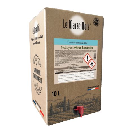 Marseillois Spray Vitre/miroir10l - Le Marseillois