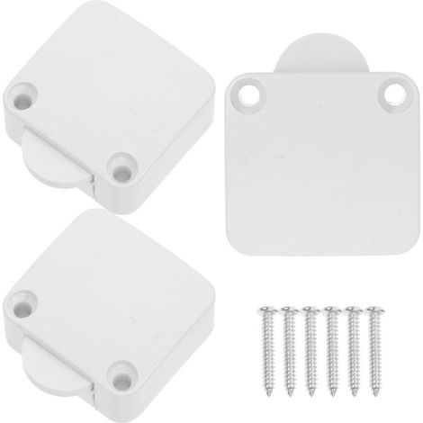 3Pcs Cabinet Light Switch, 220V 2A Wardrobe Touch Switches, Normally Closed Door Contact Switch, for Furniture Door, Cabinet Switch, LED (1/5)