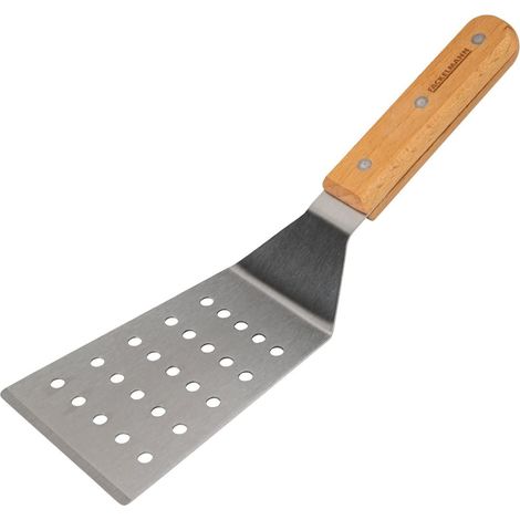 Fackelmann Paletta per lasagne per pasta, lasagne e quiche – Spatola con manico ergonomico – Bordo dritto per dividere i pezzi – Acciaio inossidabile di alta qualità e legno di faggio