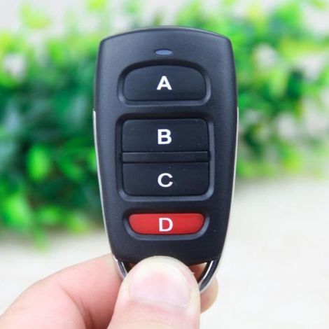 LUNA RESON-Portes électriques Compatibles,Télécommandes pour Barrière de Garage de Commande,Code des macro,Clé Fod - D (red)[E11]