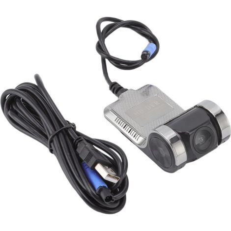 Caméra de voiture HD vision nocturne enregistrement en boucle détection de mouvement DVR USB avec ADAS