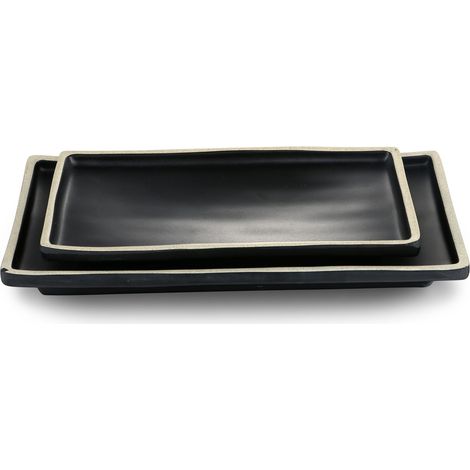 Plat Rectangulaire Terra en Mélamine 21 à 26 cm - Pujadas (1/2)