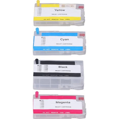4 Cartouches d'encre compatibles HP Officejet Pro 251dw 276dw 8600-8650