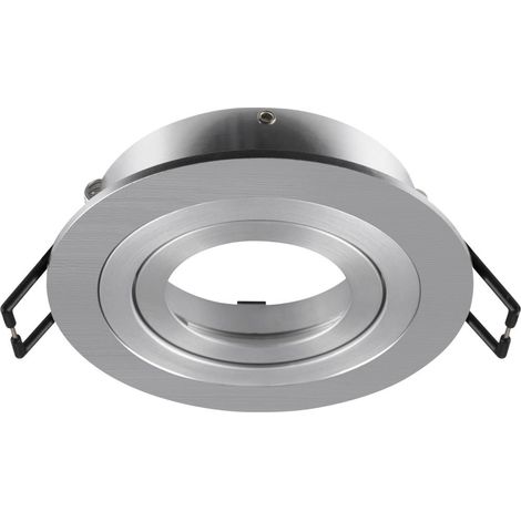 Collerette spot encastré intérieur NEW TRIA® 75 rond orientable alu - SLV - 1007351 (1/3)