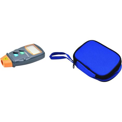 Non-contact digital tachometer 2.5 rpm - 99999 rpm - LCD display - Speedometer DT2234C (1/5)