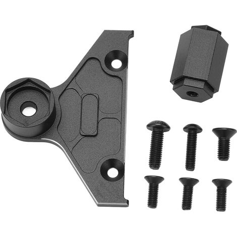 Reserveradträger aus Aluminiumlegierung H12 H14 H17mm für Axial SCX6 1/6 Jeep Schwarz (1/5)
