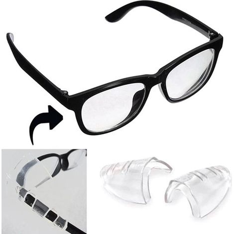 Protection latérale transparente – Pour lunettes et équipements – Durable et universelle (1/4)