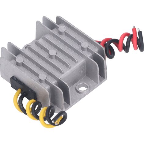 Convertisseur abaisseur DC-DC 36V/48V (20-60V) vers 5V 3A étanche, module à découpage en aluminium avec câbles sortie double côté, modèle JZ1L480503 (1/5)