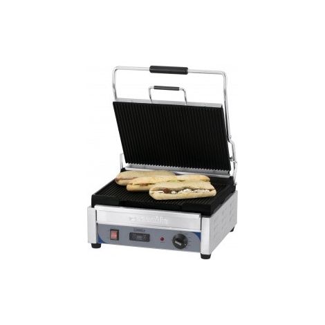 Grill Panini Grand Premium Rainurée - Rainurée Avec Minuteur - Casselin