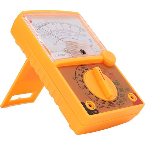 Multimètre analogique à aiguille, échelle haute précision, plages de mesure multiples, conception ergonomique, compact et sécurisé (1/5)
