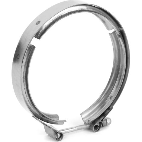 Collier de serrage en V pour échappement de turbocompresseur Cummins 855, acier inoxydable 186917 (1/5)