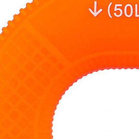 Anneau de musculation des doigts en silicone, renforçateur de grip portable, double résistance, améliore la circulation sanguine, exercice de main orange (1/4)