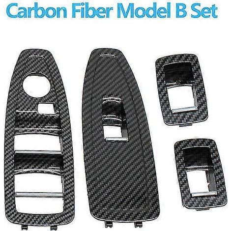 Cache-interrupteur de lève-vitre intérieur pour BMW Série 1 et 3 (F20, F30, F31, F34, F35, 318i, 320i, 330i, 335i) - Compatible conduite à gauche et à droite Panneaux et pièces de porte intérieure K (1/5)