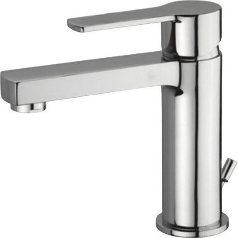 Miscelatore lavabo Paffoni serie West WS075CR-ES Cromato - Ottone (1/4)