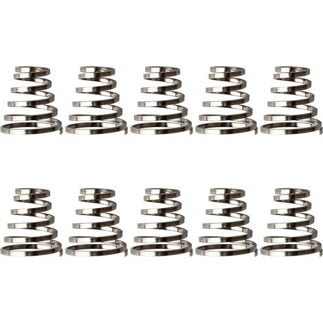 Set mit 10 Schnellspann-Radbolzen aus Edelstahl mit Federmechanismus für Fahrradräder